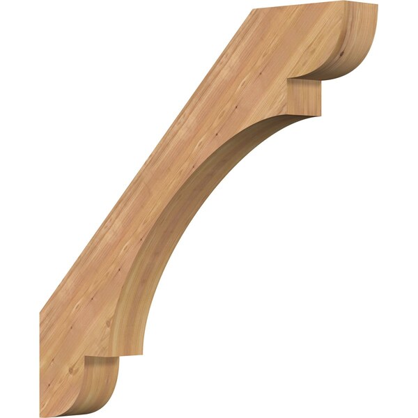 Ekena Millwork 5 1/2"W x 44"D x 44"H Olympic Smooth Knee Brace, Western Red Cedar BRC06X44X44OLY00SWR - main
